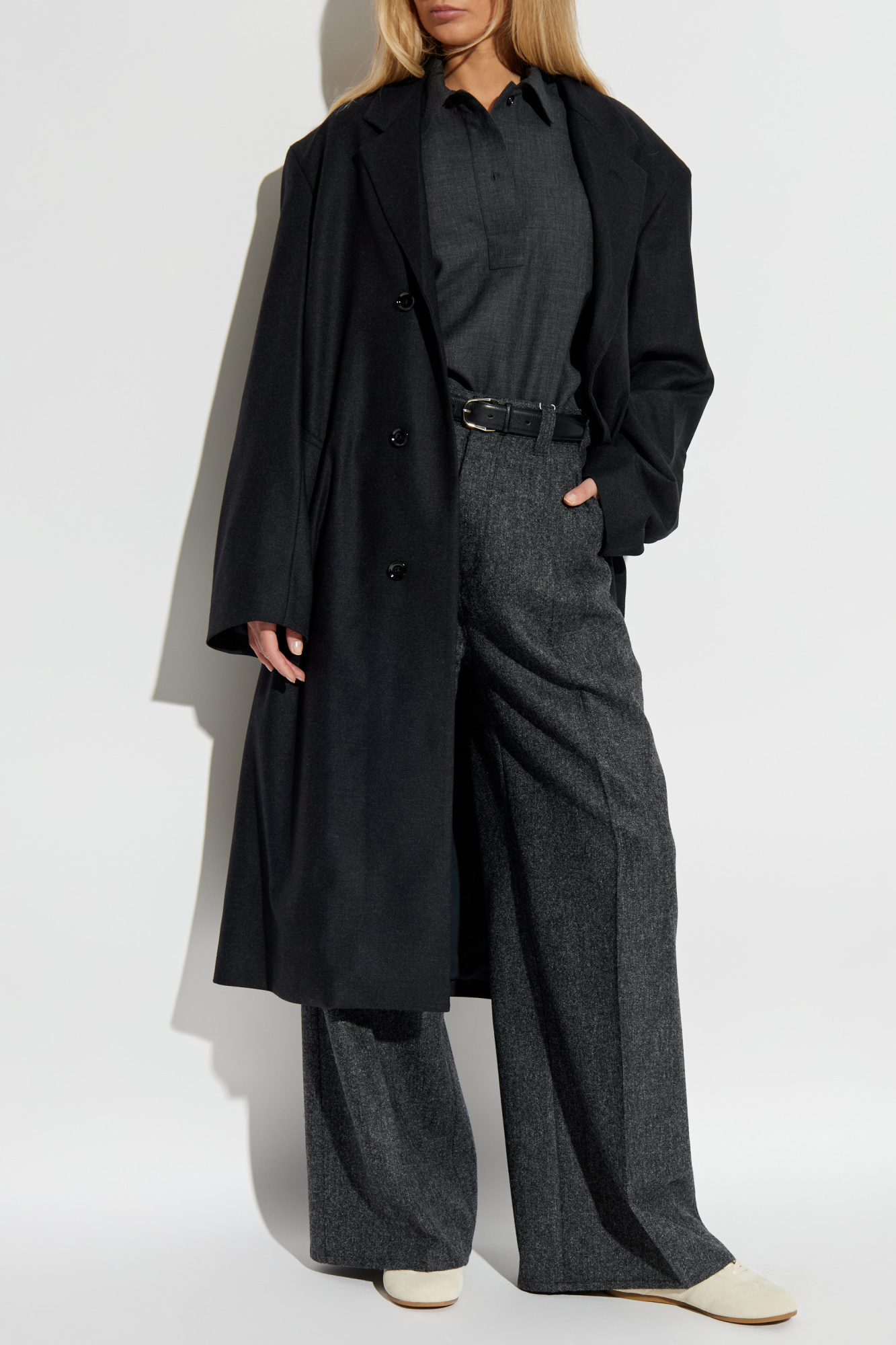 Lemaire Coat with open lapels | Women's Clothing | Vitkac
